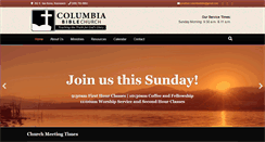 Desktop Screenshot of columbiabible.com